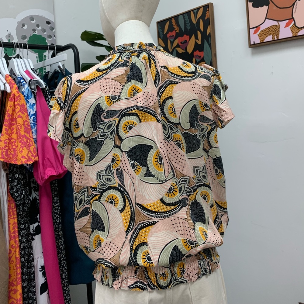 Split-Neck Blouse - Picture 8 of 16